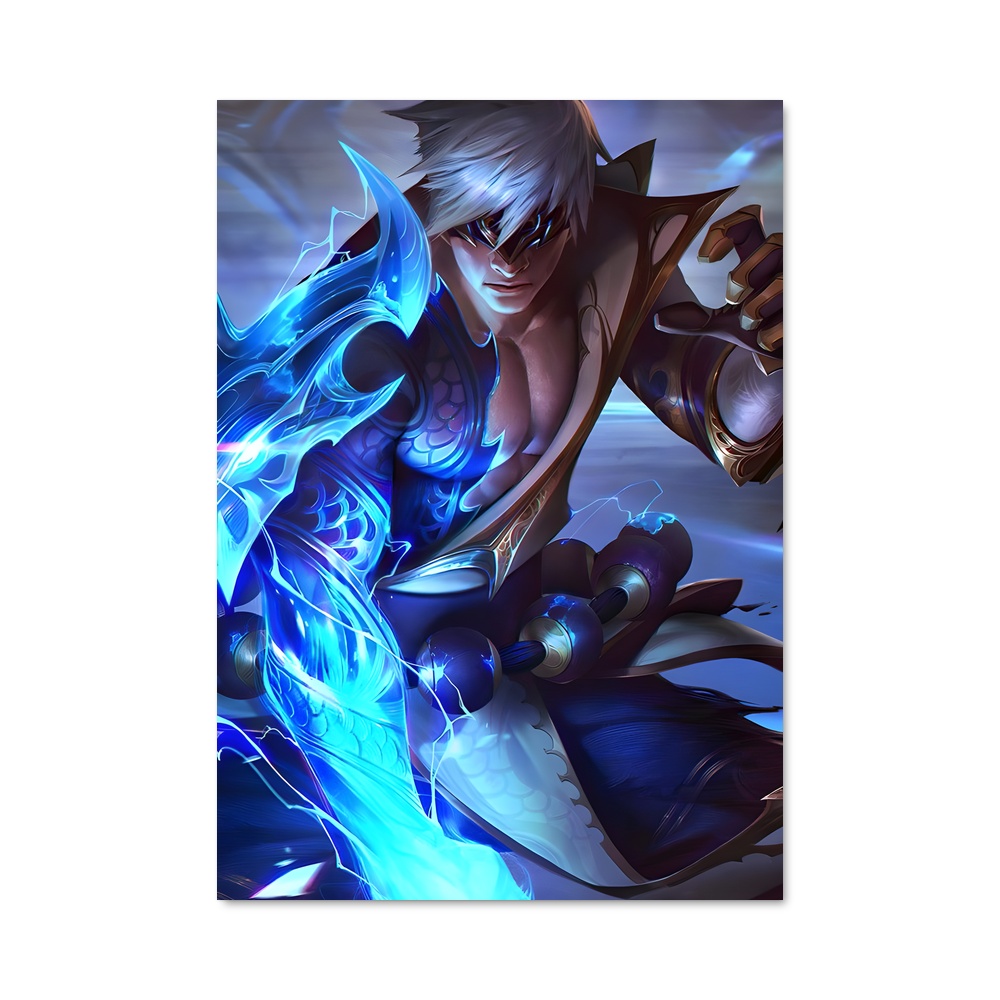 Poster Lee Sin, le Maître des Ombres – affiche League Of Legends